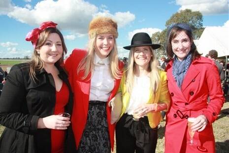 Moree ladies Jessica Dawson, Courtney Sullivan, Kate Goodhew, and Toni Jericho out and about.