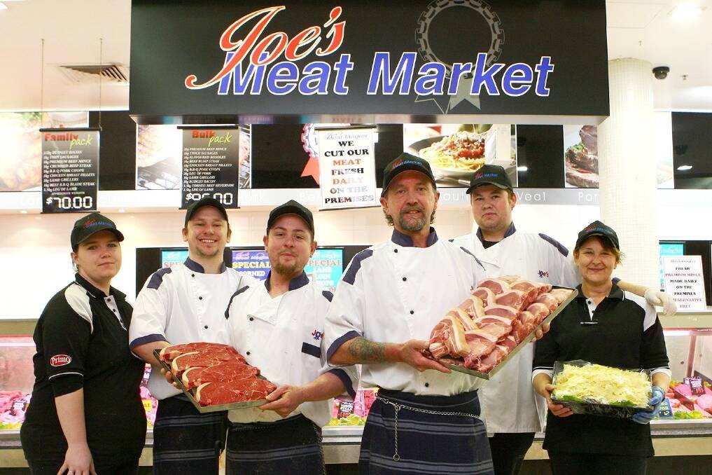 Staff at a Joe's Meat Market butchery.