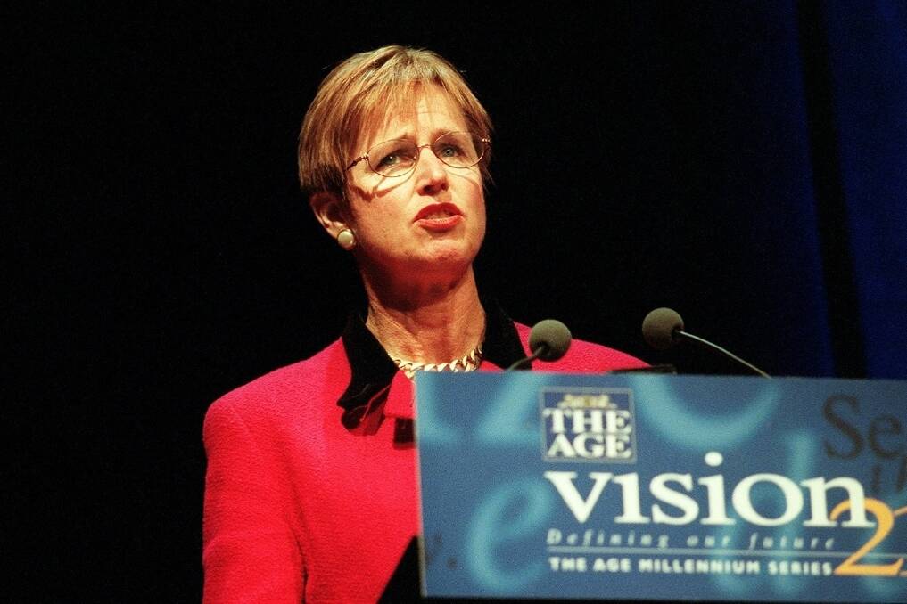 Wendy Craik, the new chair of the Climate Change Authority, when she was head of the National Farmers Federation in 2000. Photo: Michael Clayton Jones 