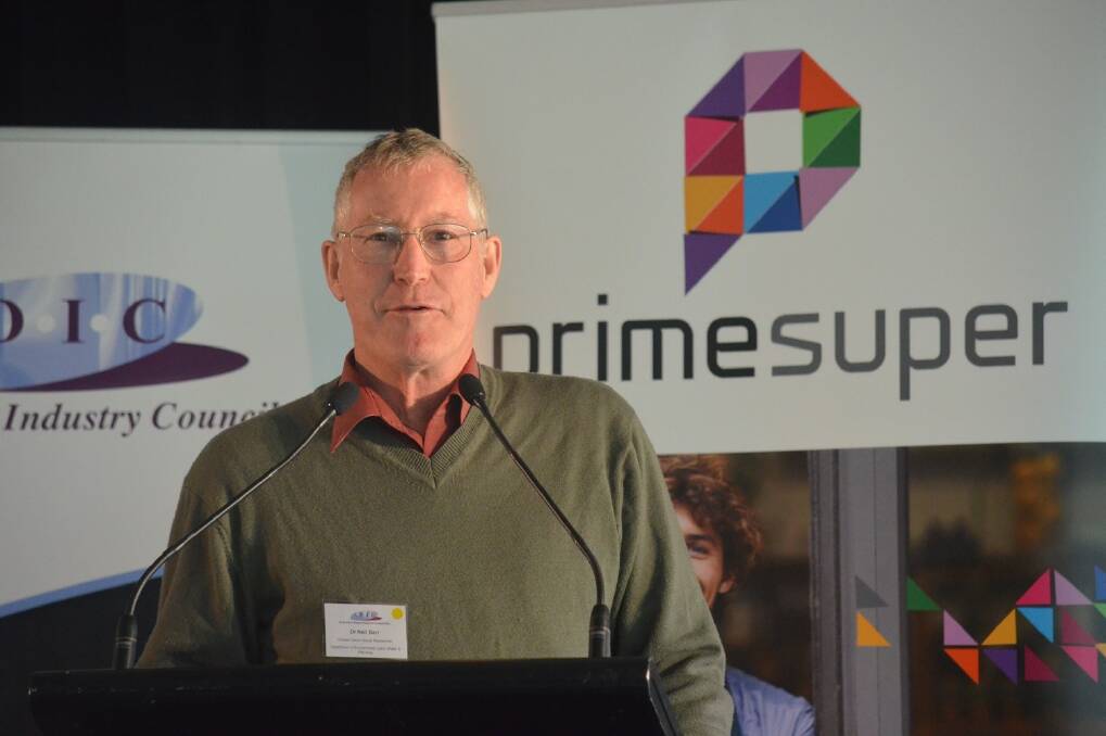 Neil Barr: regional areas where dairy dominates have a younger farmer population.