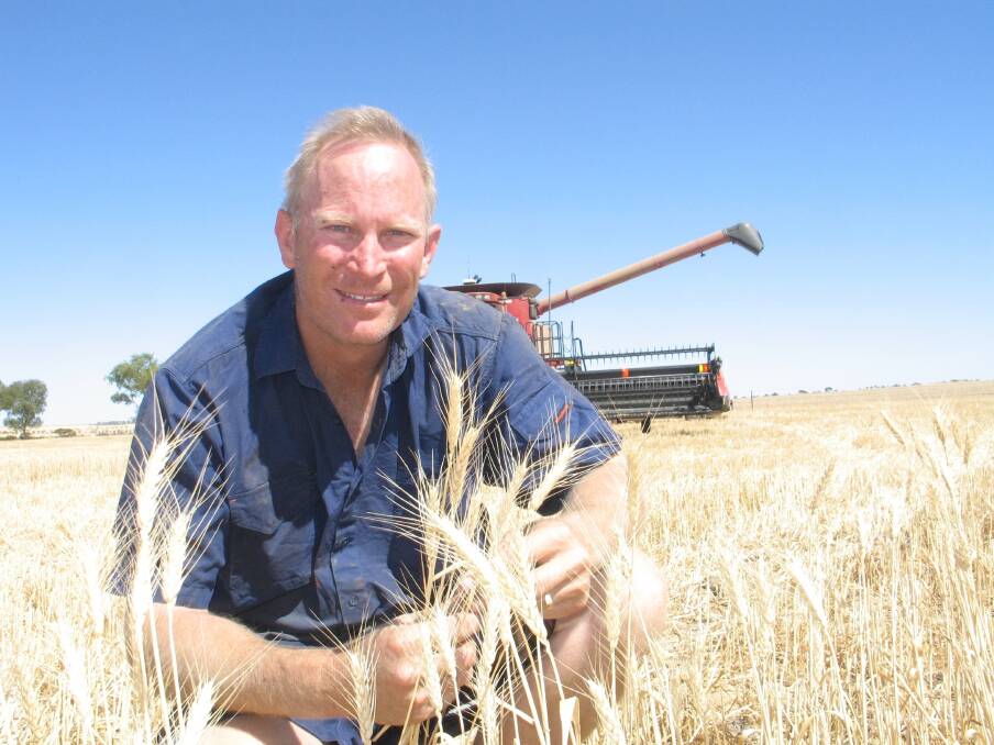 Dalwallinu's Mike Dodd is close to the end of harvest and happy with his season's result despite some frost damage in his wheat.