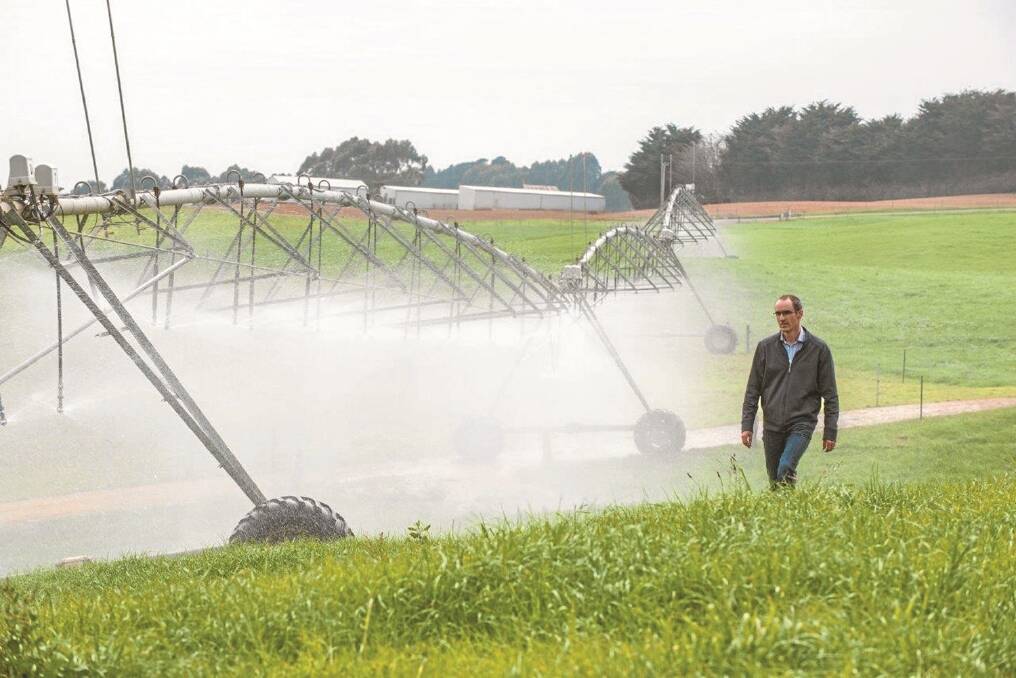 Dr James Hills from the Tasmanian Institute of Agriculture has shown big water savings using variable rate irrigation.