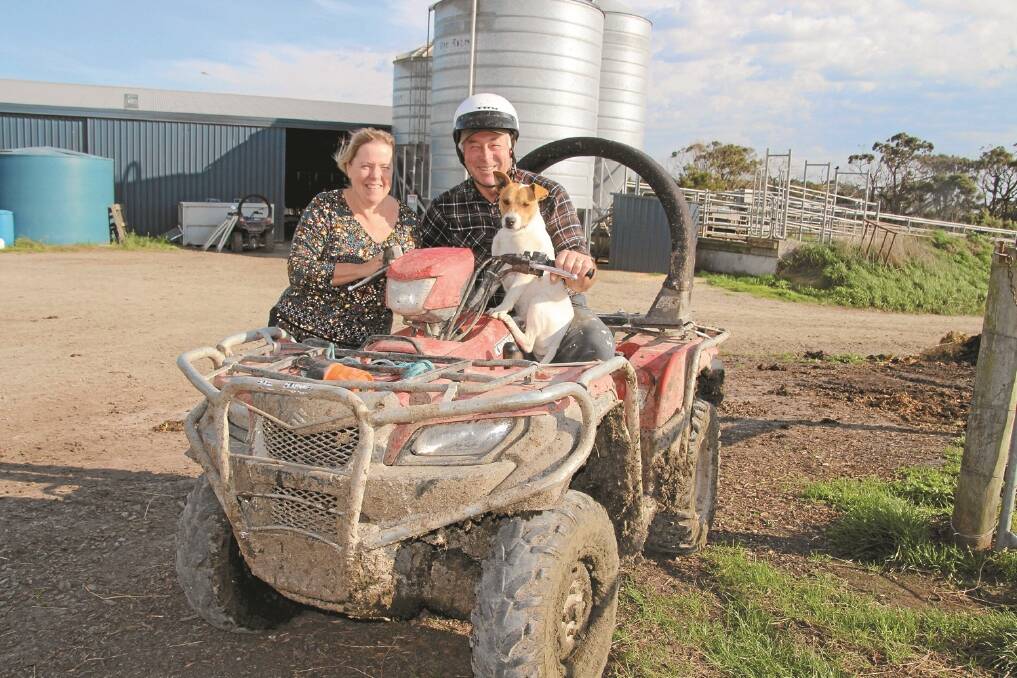 Jenny and Graeme Cope have introduced a number of safety measures on their farm.