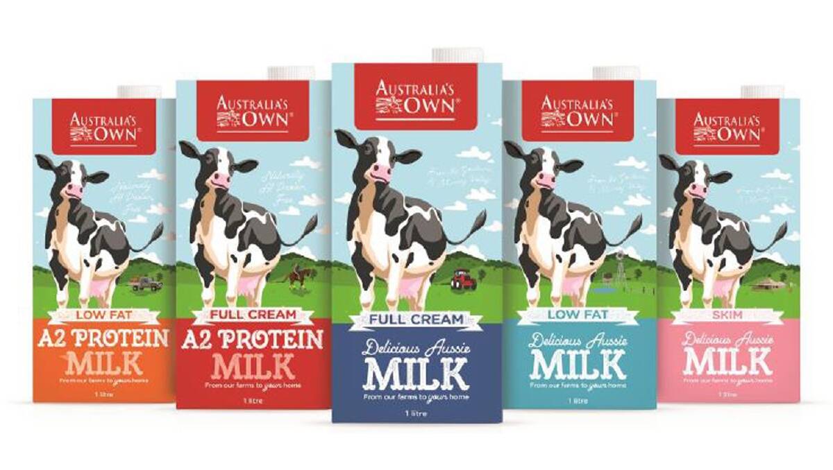 Freedom Foods produces Australia's Own long life milk.