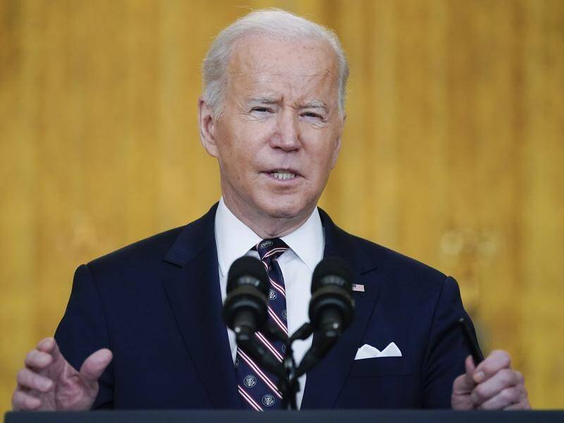 "Russia will pay an even steeper price if it continues its aggression," US President Joe Biden says.