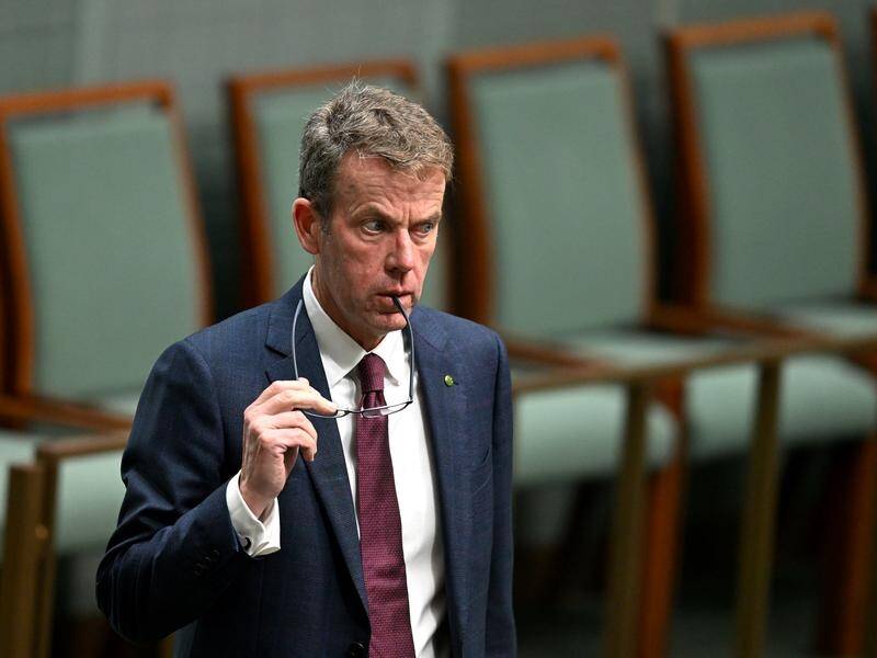 Dan Tehan has criticised Labor's "big Australia" policy and flagged a plan to cut migration. (Lukas Coch/AAP PHOTOS)
