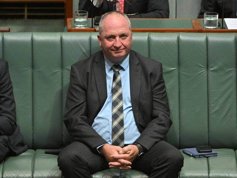Former deputy prime minister Barnaby Joyce has vowed to quit drinking during Lent. (Mick Tsikas/AAP PHOTOS)