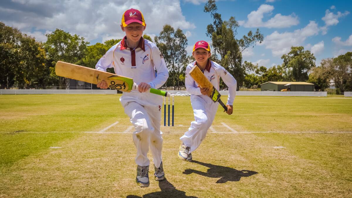 Jack Heelan and Griff Williams are playing for Central Queensland at the U12 Queensland State Championships. Photo - Kelly Butterworth.