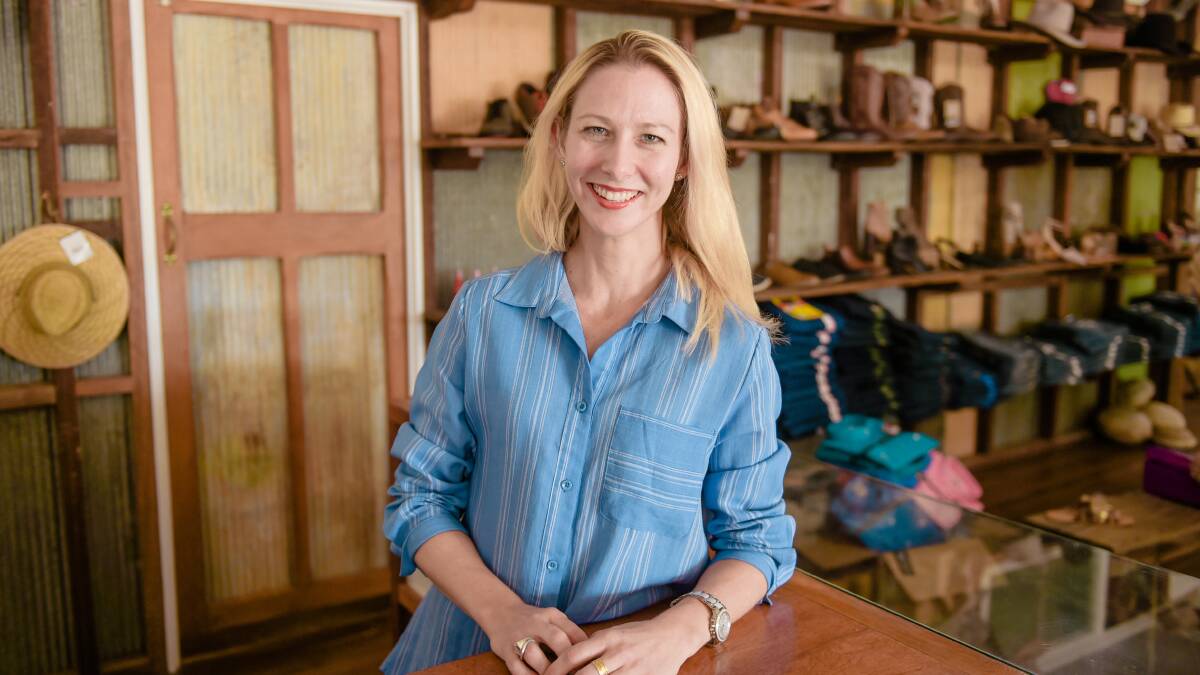 Amanda Stevens has returned home to Julia Creek to open her store, Gravel and Grace. 