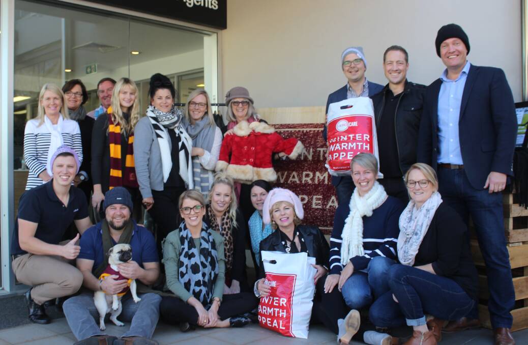 The staff of McGrath Real Estate have thrown their weight behind the Winter Warmth Appeal. 