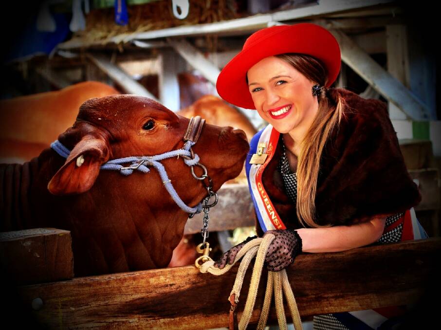 2012 Queensland Country Life Showgirl winner Donna Baker (now Dingle) of Monto. Picture: Queensland Country Life 