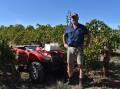 Quad Ban: Will Holmes, Gomersal, has made changes to the use of quad bikes on his vineyard, including banning them for use by children.
