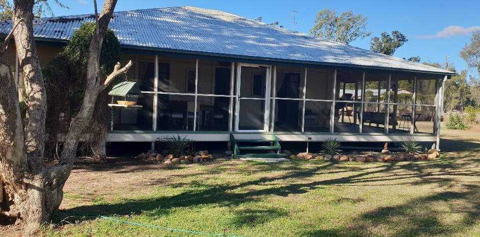 Dunkeld Station has a comfortable three bedroom house with large screened-in verandah on three sides