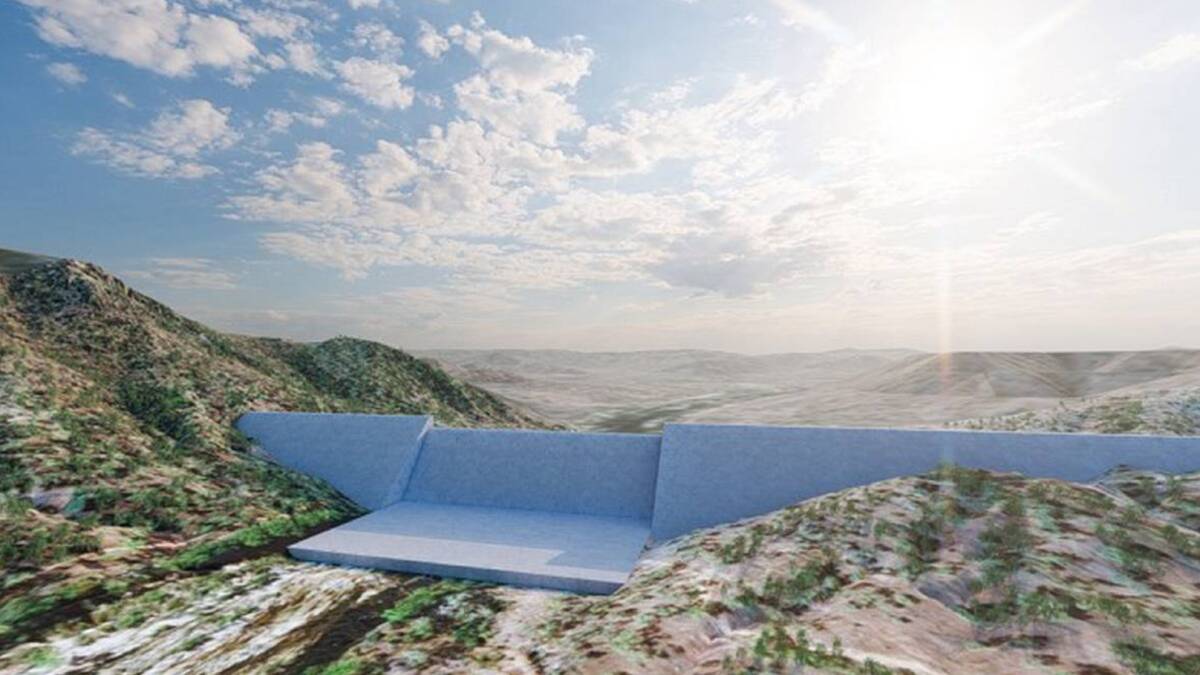 Proponents of Urannah Dam say they won't give up on the major North Queensland project. - Picture- artist's impression