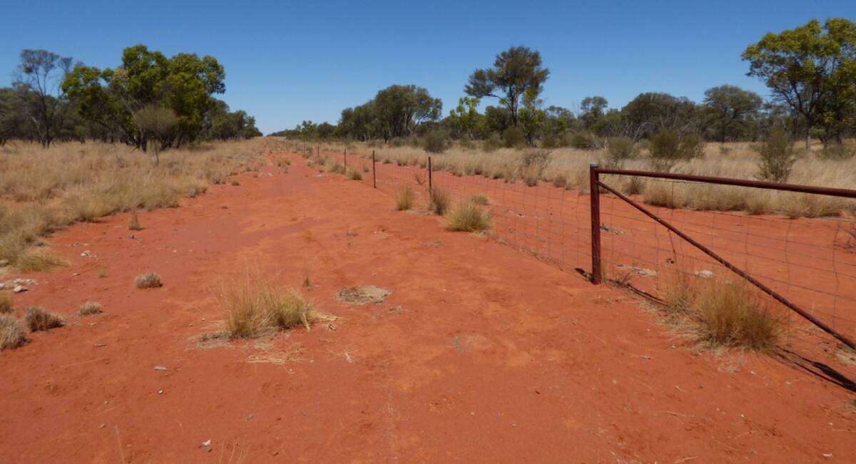 Strathern has a 8/90/30 hinge joint boundary with a 320ha holding paddock. Picture - supplied