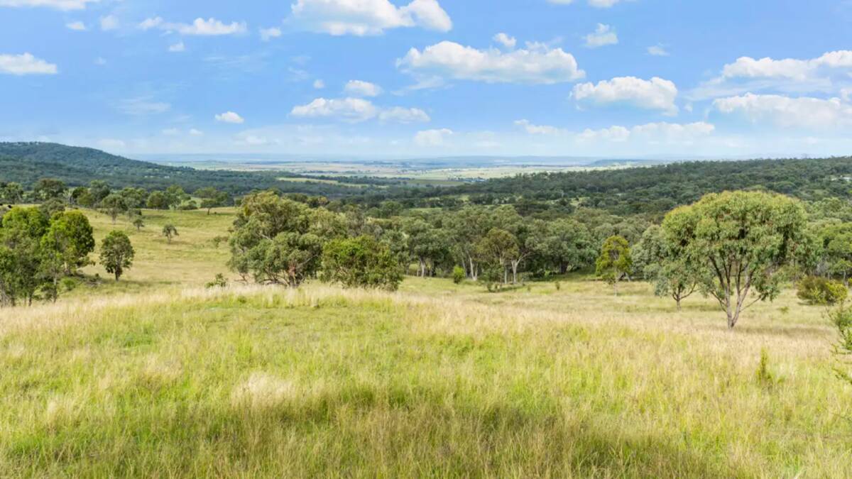 Kurrajong Hills has outstanding views of the Clifton and Allora districts. Picture supplied