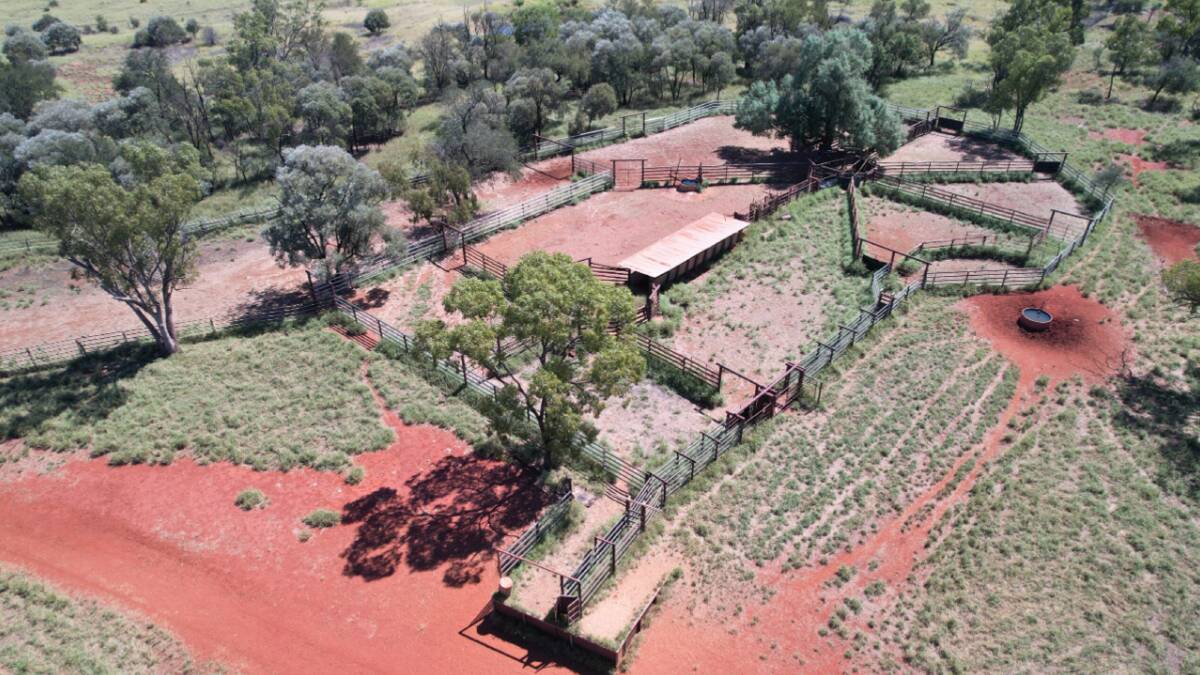 The equipped steel and timber cattle yards include a five way pound draft, steel plunge dip, crush, head bail, and loading ramp. Picture - supplied