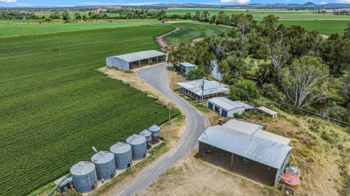 A highly productive Byee Valley irrigation property with an extensive frontage to Barambah Creek is headed to auction on March 24. Picture - supplied