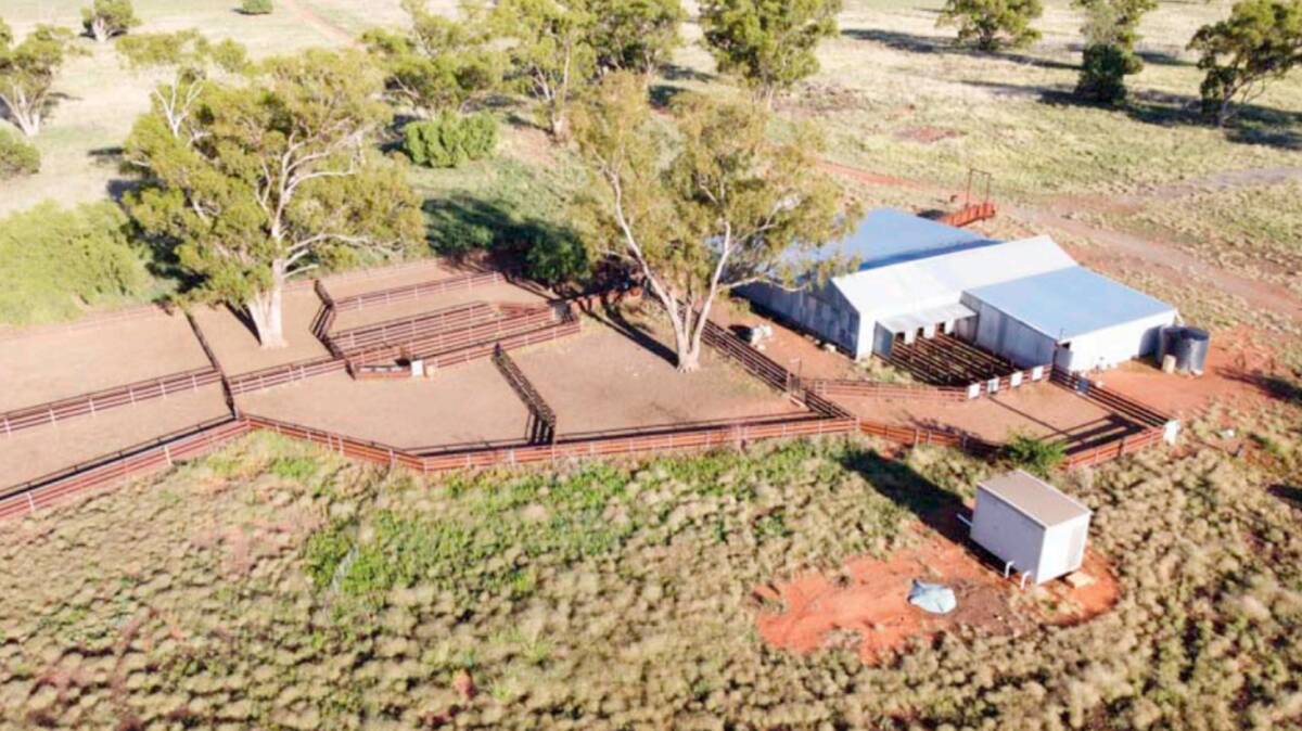 Working infrastructure includes a four stand shearing shed with large steel sheep yards. Picture - supplied