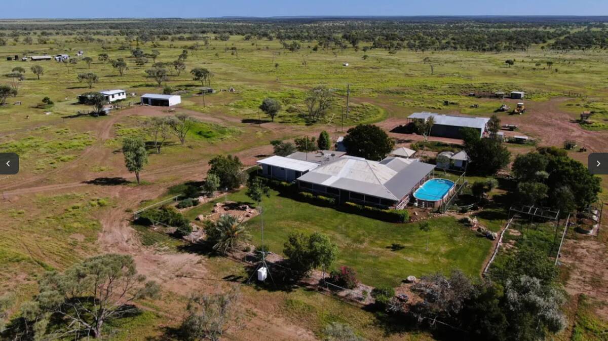 Improvements include a well maintained, air-conditioned five bedroom homestead set in an attractive garden area. Picture supplied