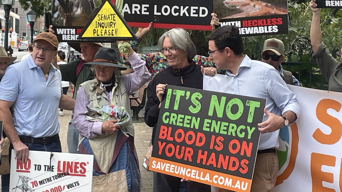 Farmers rally against 'reckless' renewables