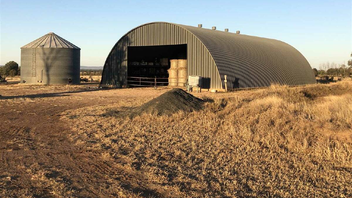 Improvements include a silo and an igloo-style machinery shed.