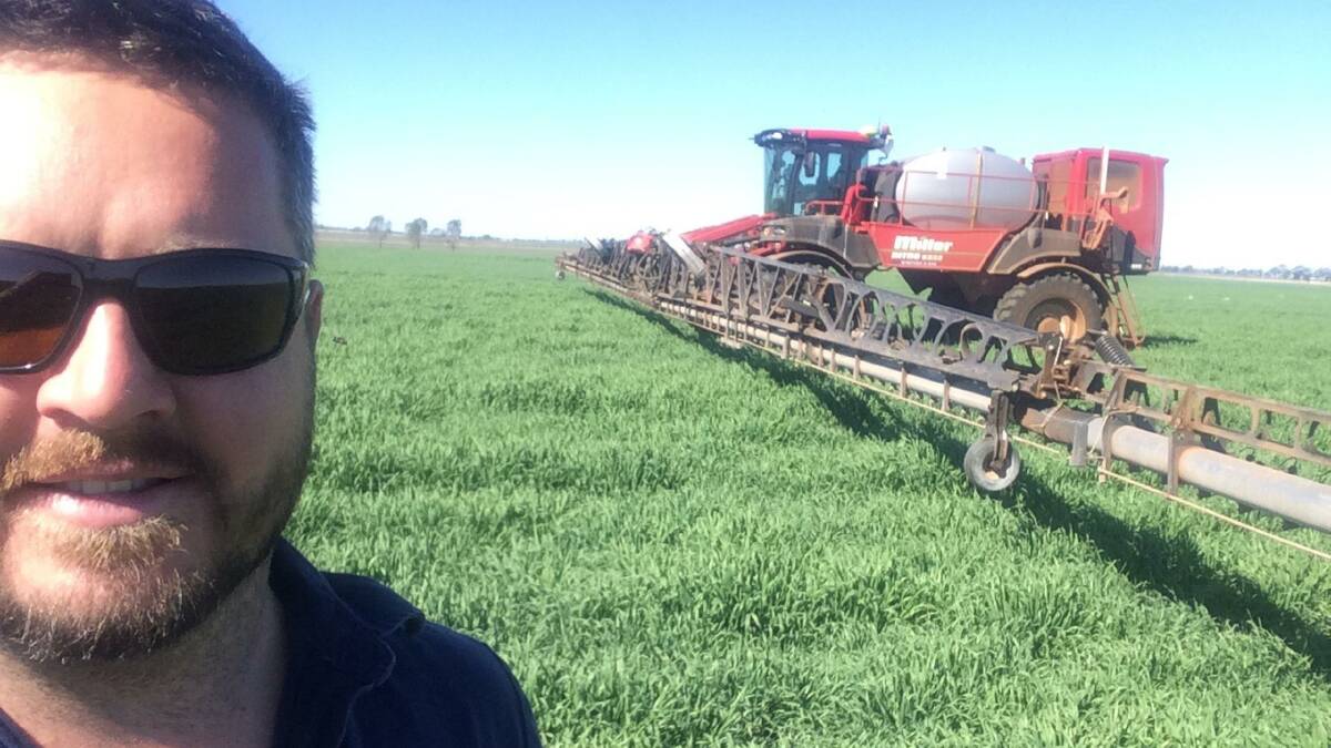 UP AND RUNNING: Lance Wise, Avalon, Bowenville, says deep ripping has significantly improved the ability of the black and red soils on Avalon to store moisture.