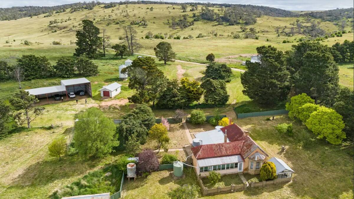 Improvements include a three bedroom home in need of some care, cattle yards, a three stand shearing shed, machinery sheds and two silos. Photo - supplied 