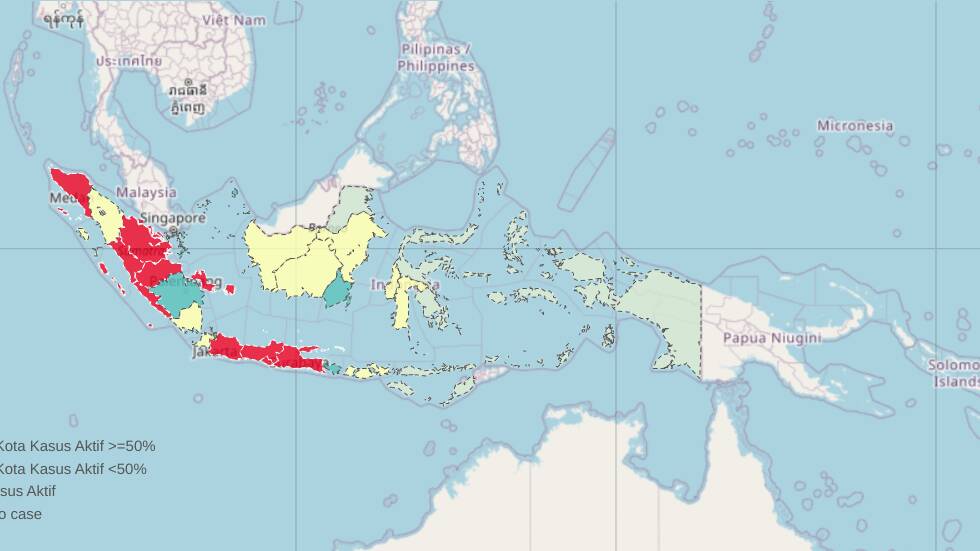 The risk to Australia of being hit by foot and mouth disease and/or lumpy skin disease will substantially increase if Irian Jaya or neighbouring Papua New Guinea became infected, says Queensland Live Exporters Association president Greg Pankhurst. Picture - Indonesian Ministry of Agriculture 
