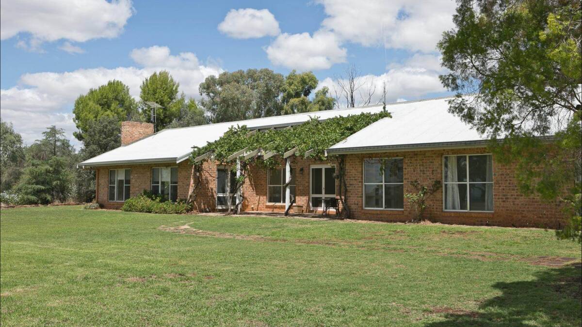 The well positioned three bedroom brick homestead was built in 1990. Picture - supplied