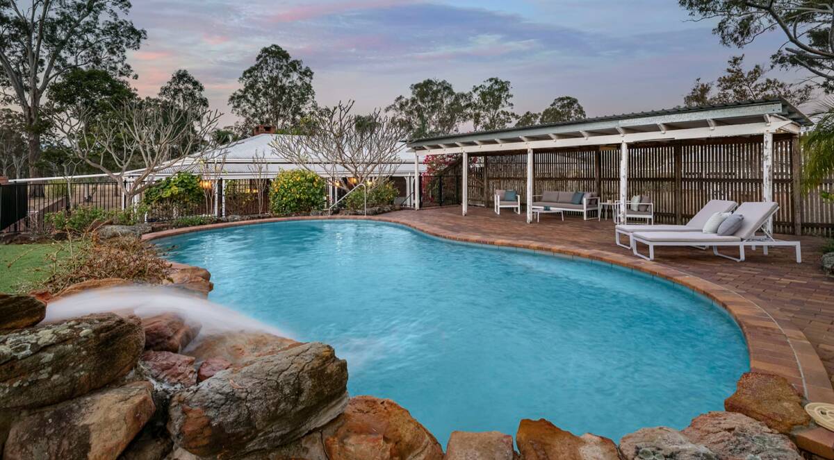 Tara Lodge has a covered entertaining area and a resort-style swimming pool. Picture supplied