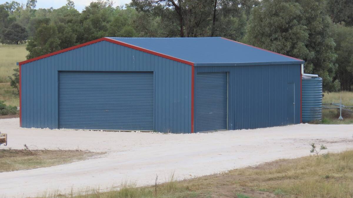 Improvements include a lockable 12x9m shed with concrete floor in excellent condition. Picture supplied