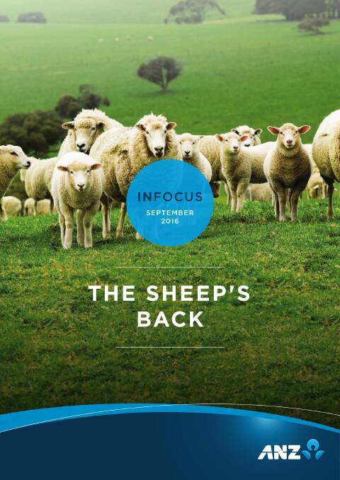 ANZ’s The Sheep’s Back report, which was released today.
