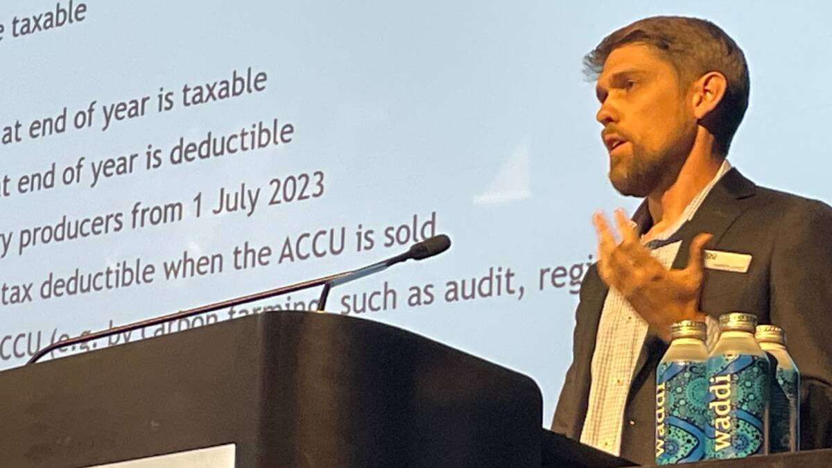 Leading corporate tax specialist Andrew Jones says changes to carbon credit tax have deliver clarity for primary producers, but complexities remain. Picture Mark Phelps 