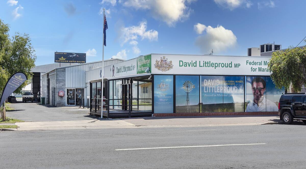 THE complex that serves as the Roma headquarters for National Party Leader David Littleproud is on the market.