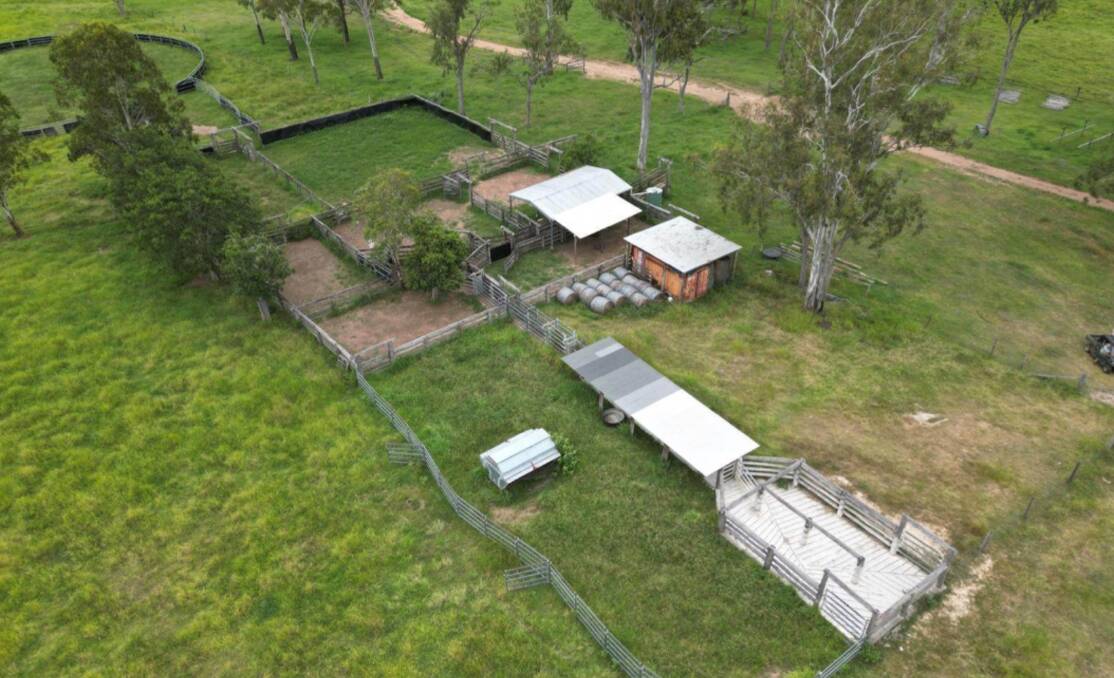 The very good cattle yards have an undercover vet facilities, a near new plunge dip, and B-double access. Picture - supplied