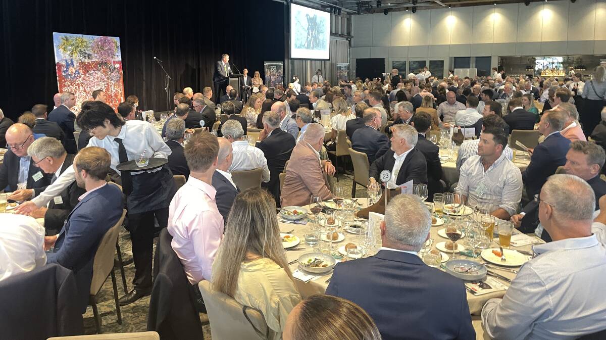Part of the big crowd at the Rural Aid Long Lunch at Howard Smith Wharves in Brisbane.