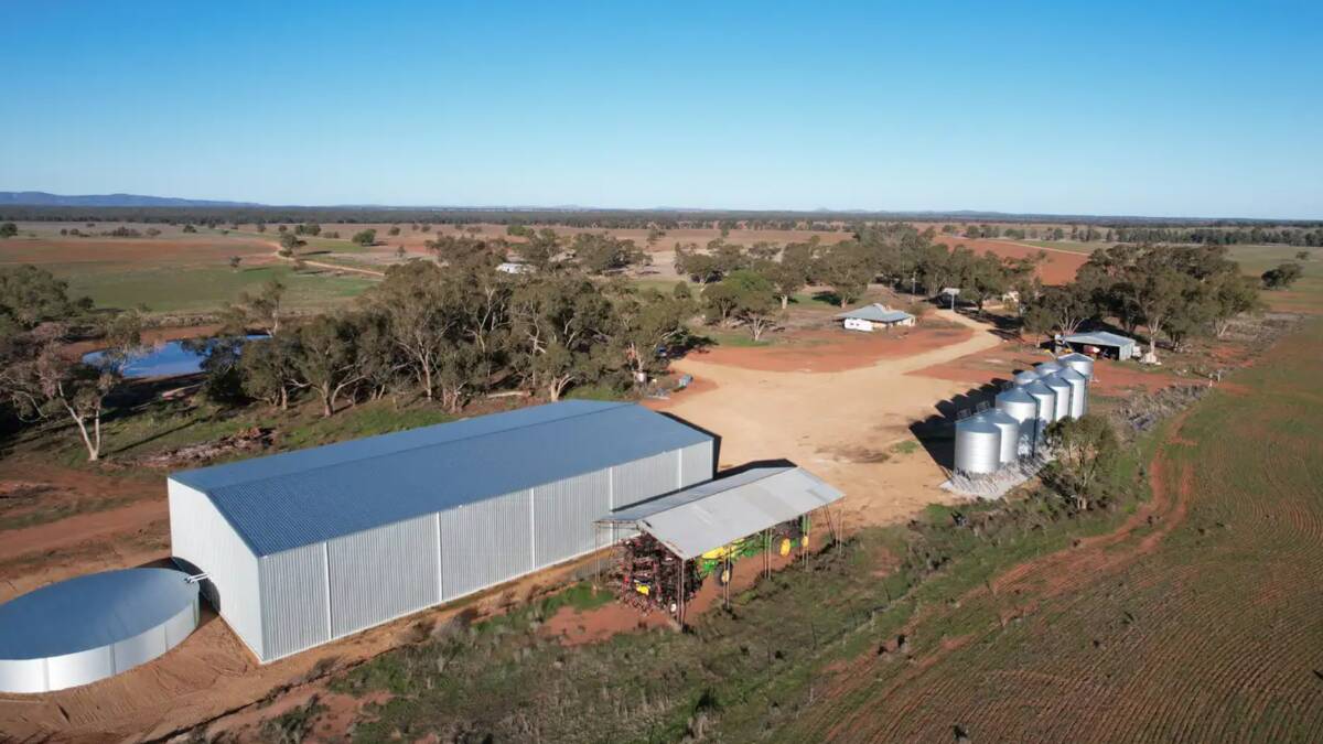 Structural improvements include an as new 22x40x7m machinery shed and grain and fertiliser silos. Picture supplied