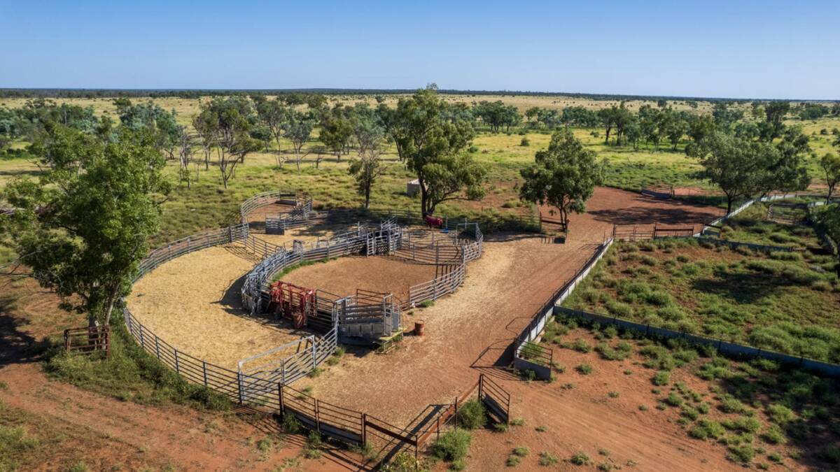 The cattle yards are equipped with a six way draft, crush, loading ramp, and calf branding facilities. Picture supplied