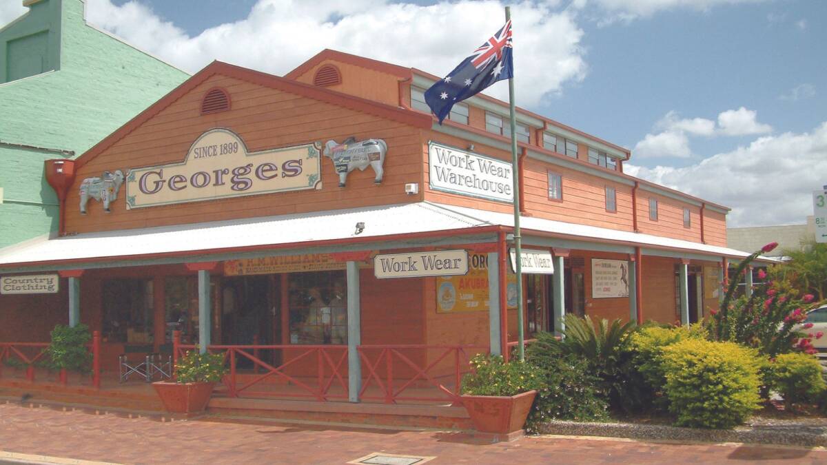 Iconic Rockhampton business Georges Workwear and Country Outfitters is set to be put to auction by Elders on October 25. 