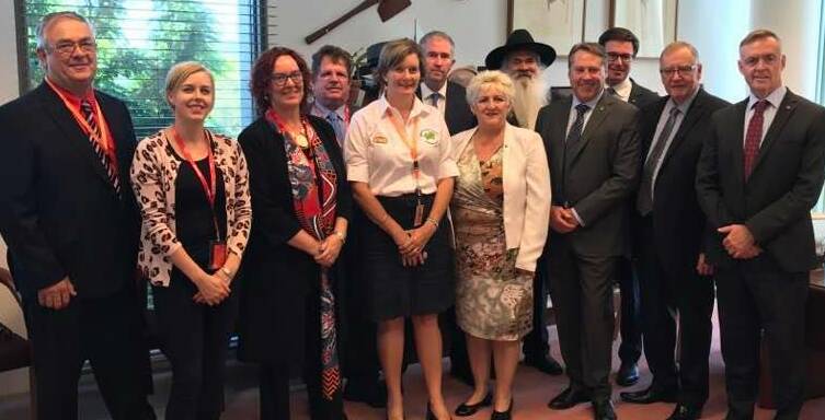 ON TRACK: The Parliamentary Friends of the Outback Way met in Canberra today.