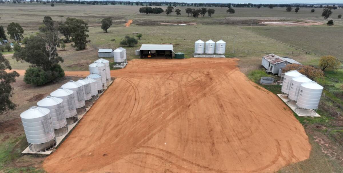 There is 1000 tonnes of grain and fertiliser storage. Picture supplied
