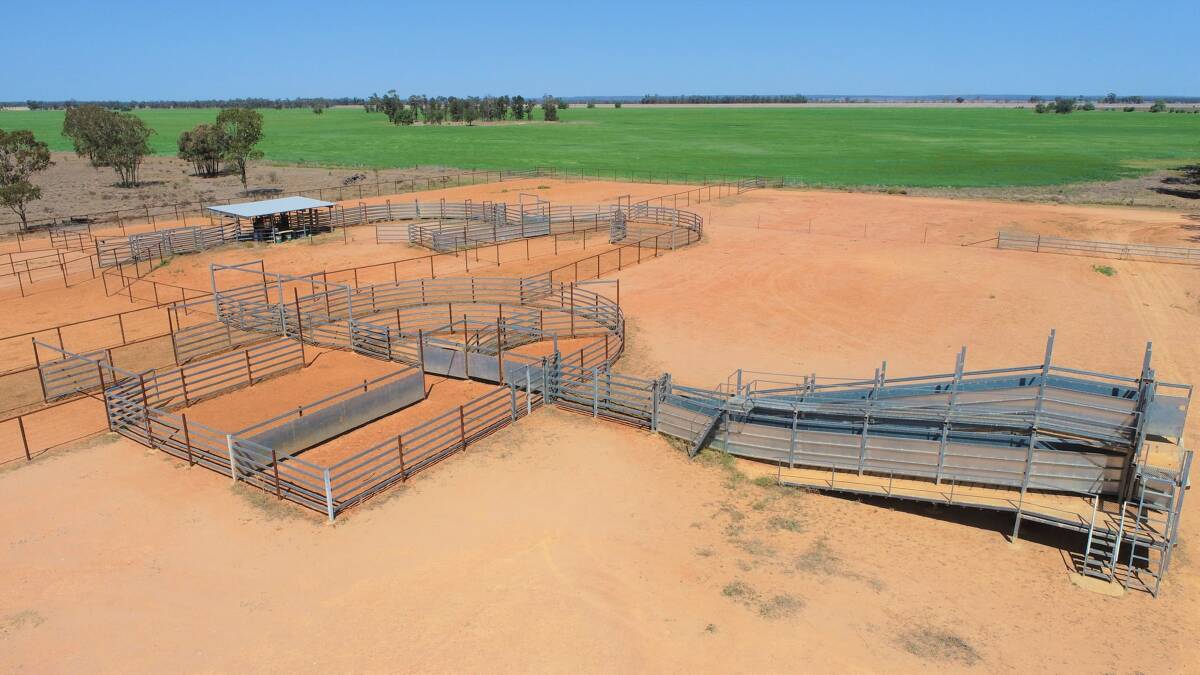 The property features four sets of cattle yards including a new set of yards with a double deck loading ramp. Picture supplied