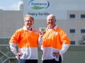  Fonterra Spreyton butter makers Phil Hall-Midson and Jason Knowles with the award winning Duck River Premium Butter. Picture by Phillip Biggs