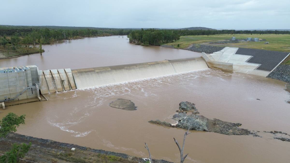 The recent completion of Rookwood Weir near Rockhampton cements the Fitzroy Food Bowl as the largest and most secure water supply on the eastern seaboard. Picture supplied 