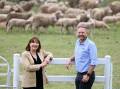 Farmers 2 Founders managing director and co-founder Christine Pitt and head of venture growth and investment Duncan Ferguson. The organisation is scaling up more agtech startups in Queensland than ever before. Picture supplied