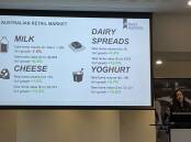 Dairy industry analyst Eliza Redfern talked about retail trends at the DairySA Central Conference last week. Picture by Alisha Fogden. 
