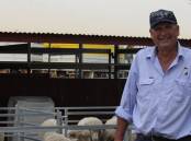 Agforce sheep wool and goats president Stephen Tully at the Queensland State Sheep Show. Picture: Victoria Nugent